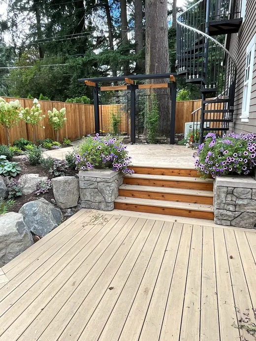 Paver patio, walkway, wall, or outdoor structure by Earthworks Landscape Service