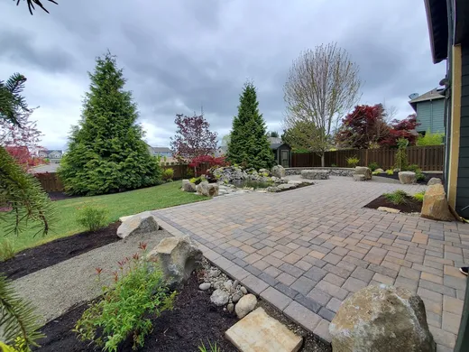 Paver patio, walkway, wall, or outdoor structure by Earthworks Landscape Service
