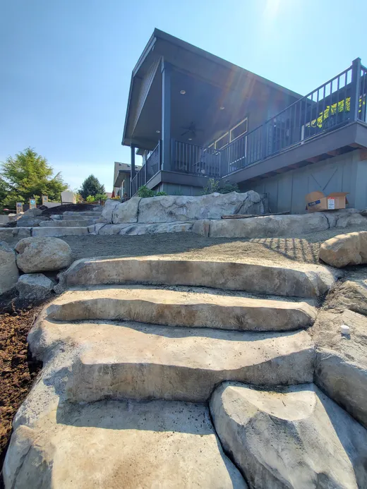 Paver patio, walkway, wall, or outdoor structure by Earthworks Landscape Service