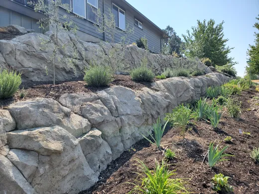 Paver patio, walkway, wall, or outdoor structure by Earthworks Landscape Service